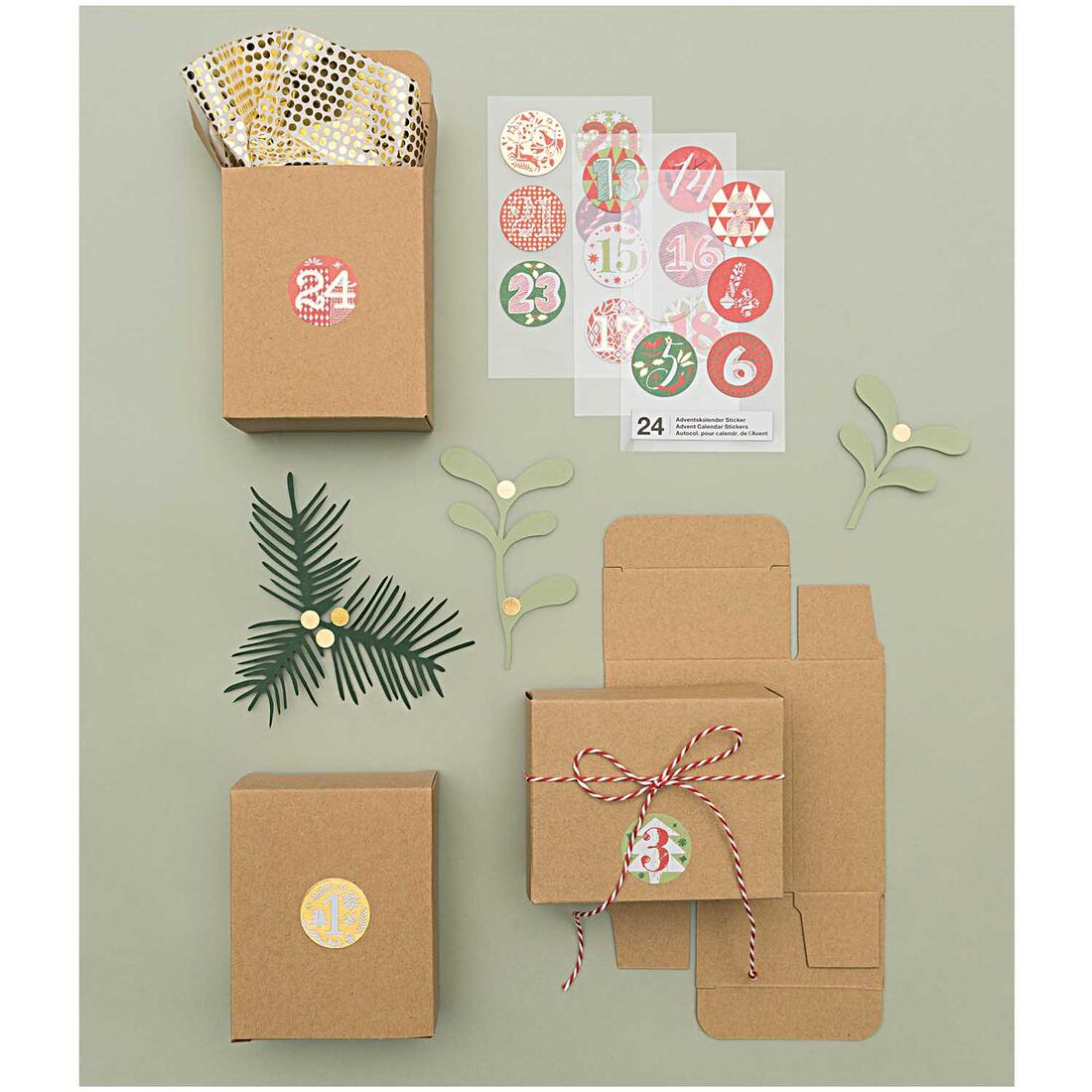 Geschenkdoosjes 4 x 8 x 10 cm 24 stuks bruin Geschenkdoosjes 4 x 8 x 10 cm 24 stuks bruin