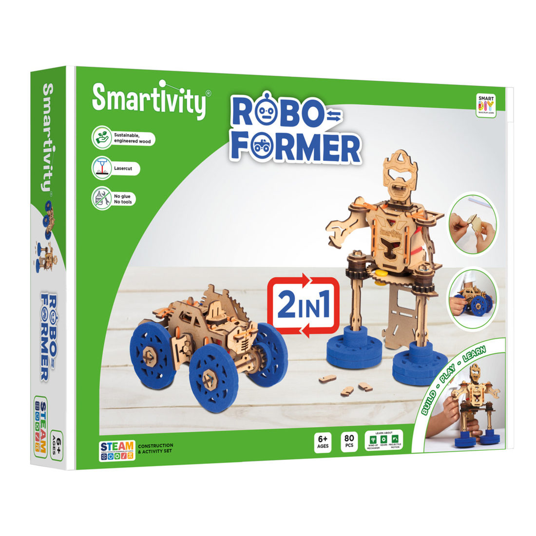 Smartivity roboformer 2in1 - robot of voertuig 6+