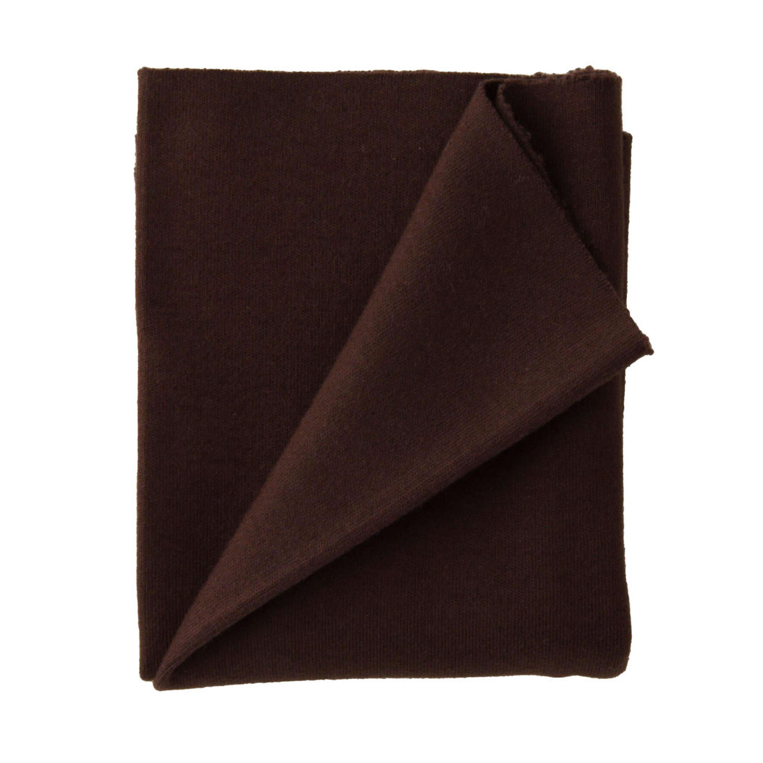Stof poppentricot 25 x 80 cm donkerbruin Stof poppentricot 25 x 80 cm donkerbruin