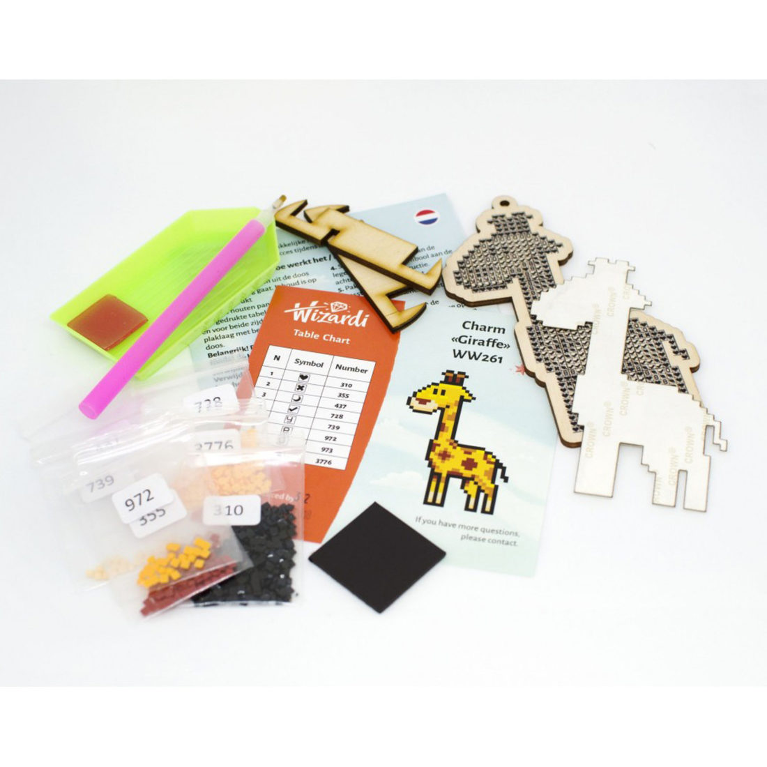 Diamond Painting op hout L dromenvanger zomer Diamond Painting op hout L dromenvanger zomer