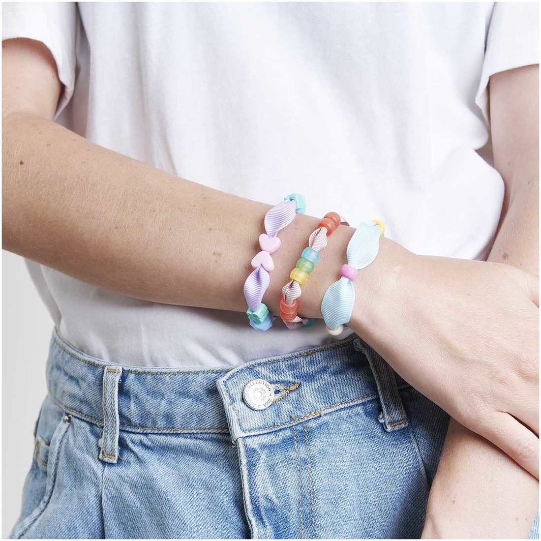 Ponii Beads Kralen 9 x 6 mm 256 stuks pastel vormen mix Ponii Beads Kralen 9 x 6 mm 256 stuks pastel vormen mix