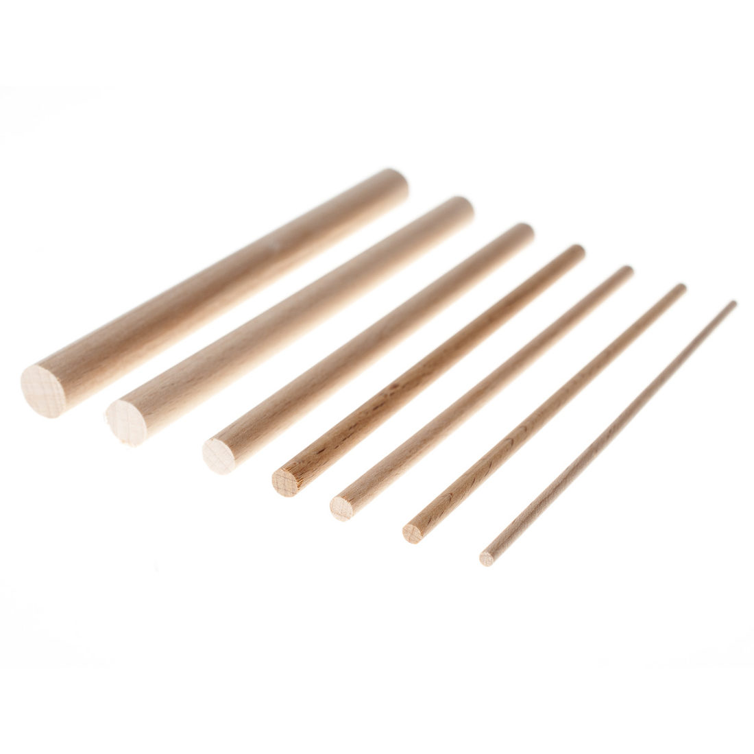 Houten stokjes voor Dot Painting 3 - 12 mm 7 stuks Houten stokjes voor Dot Painting 3 - 12 mm 7 stuks