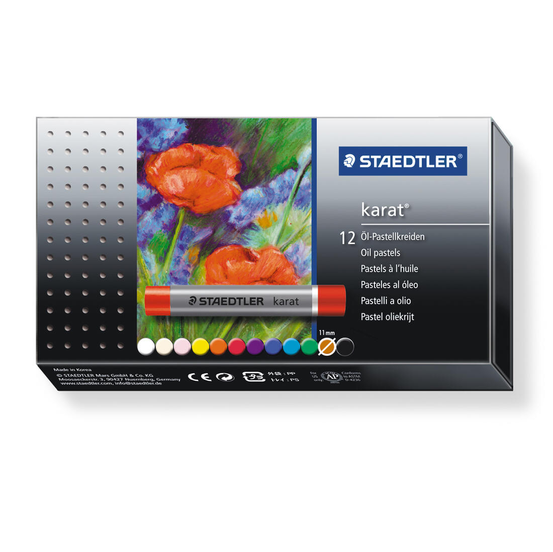 Karat oliekrijtjes 12 stuks