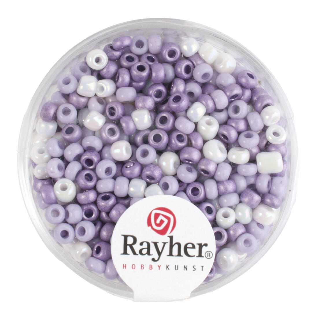 Glasparel 2,6 mm 17 g assortiment parelmoer Glasparel 2,6 mm 17 g assortiment parelmoer