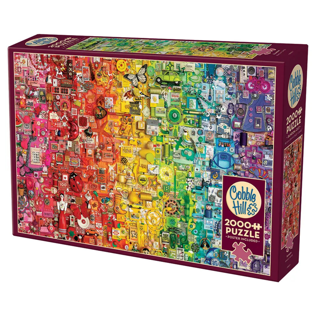 Cobble Hill puzzel - Regenboog 2000 stuks Cobble Hill puzzel - Regenboog 2000 stuks