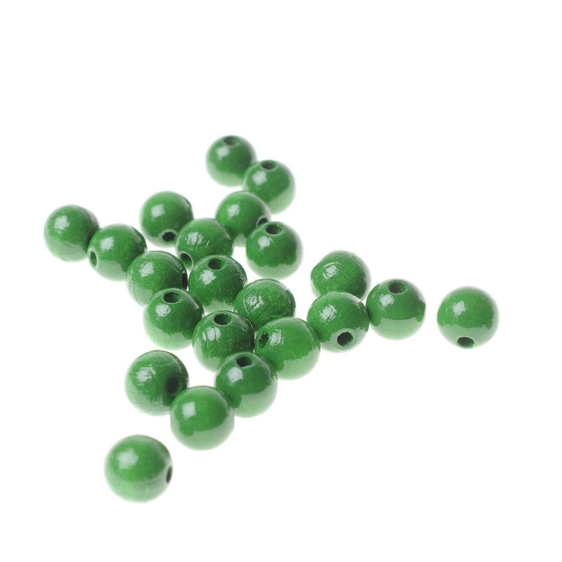 Houten parels 10 mm 52 stuks Houten parels 10 mm 52 stuks