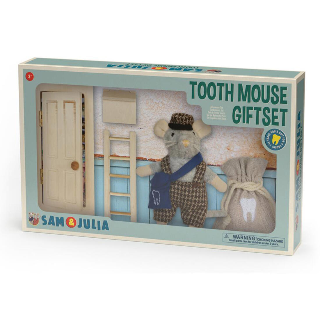 Giftset tandenmuis met muizendeurtje