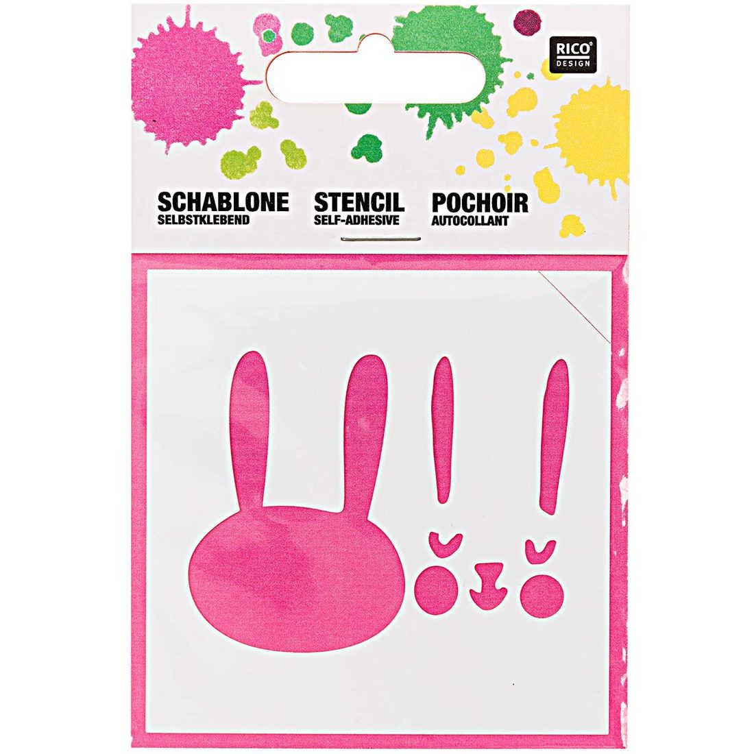 Sjabloon 7,5 cm konijn Sjabloon 7,5 cm konijn