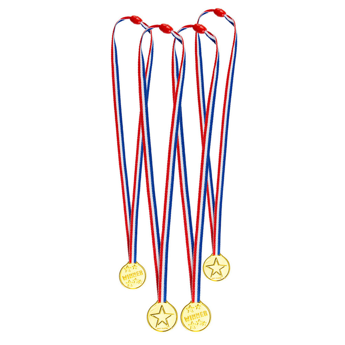 Medailles winner 4 stuks