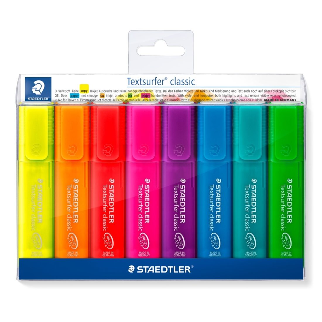 Staedtler markeerstift fluo 8 kleuren Staedtler markeerstift fluo 8 kleuren