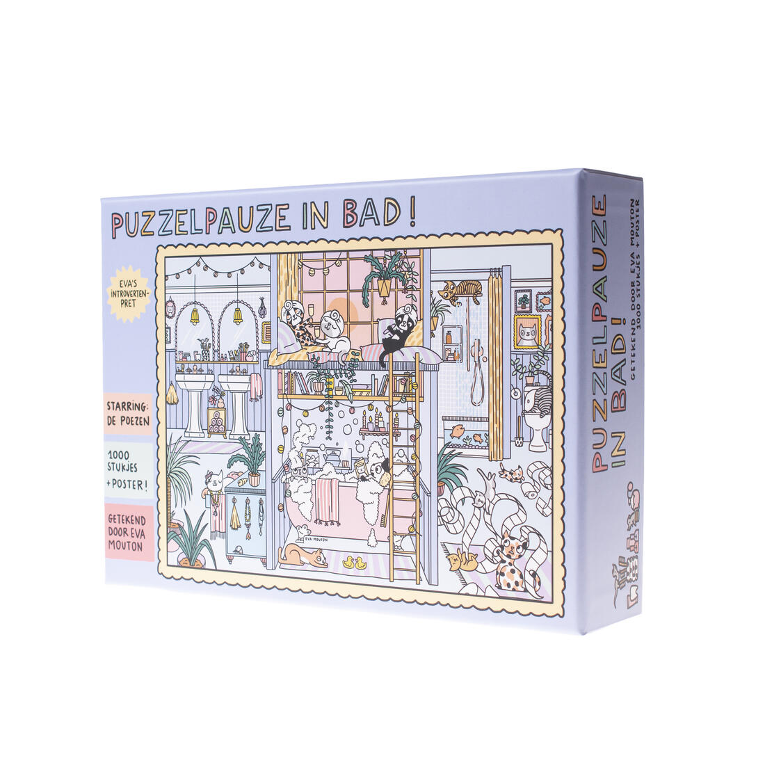 Puzzelpauze in bad 1000 stukjes