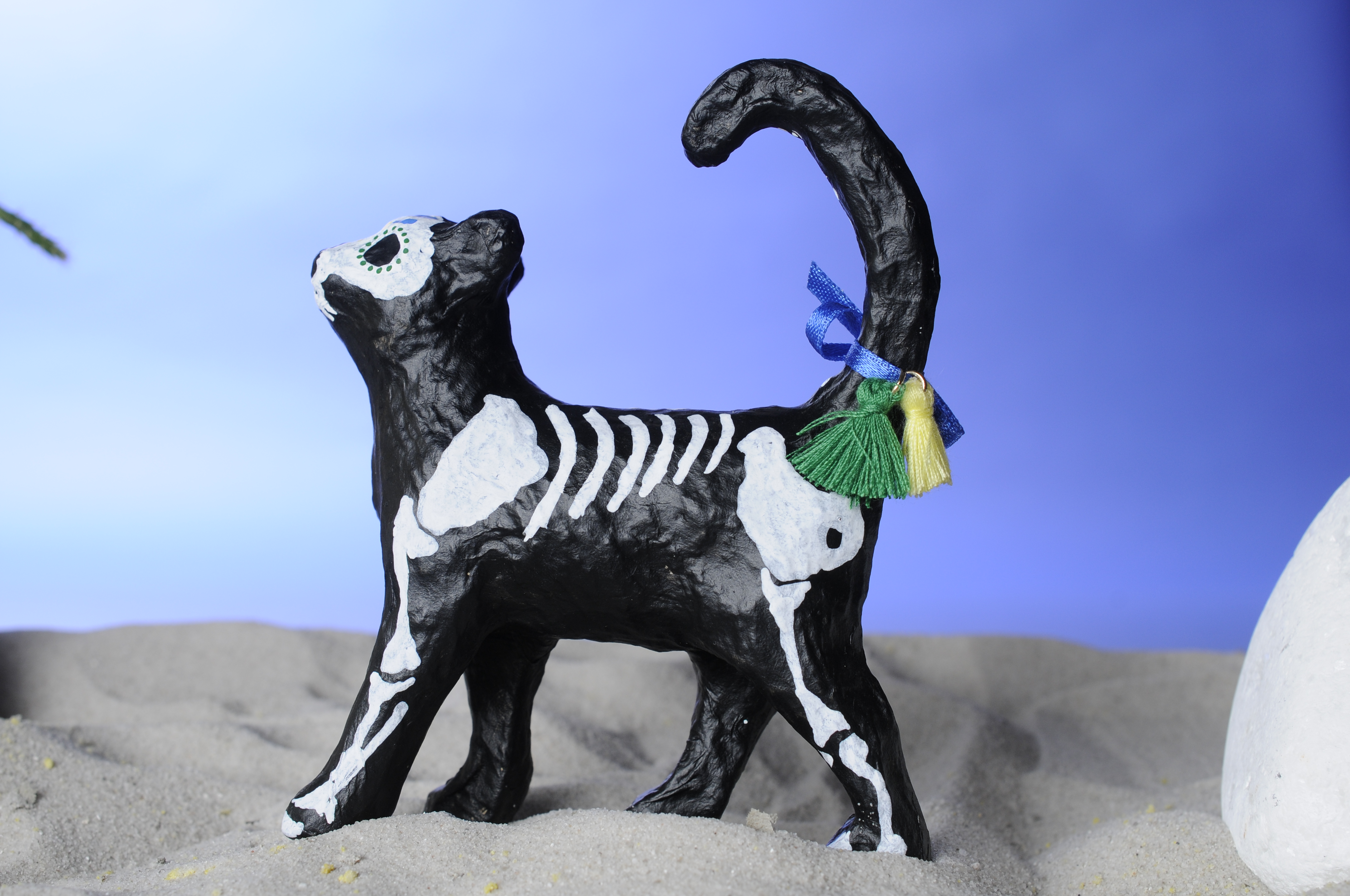 Knutselidee: dia de los muertos