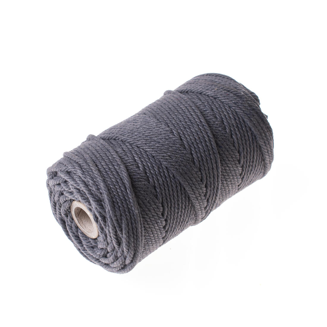 Gedraaid koord, katoen, kabel, 100 g, 3 mm, ecru, 35 m Gedraaid koord, katoen, kabel, 100 g, 3 mm, ecru, 35 m