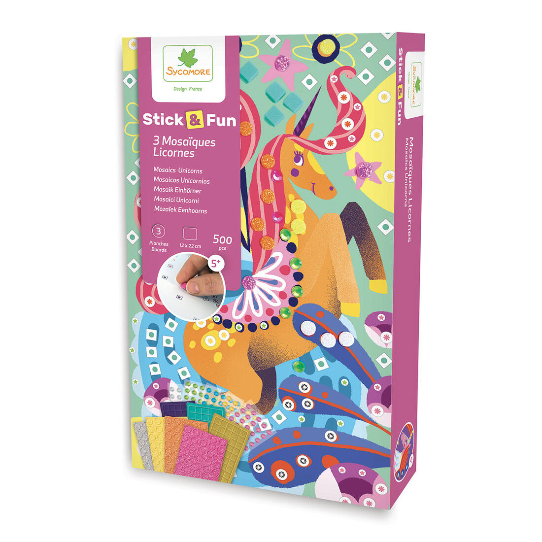 Stick and fun - 3 eenhoorns 5+