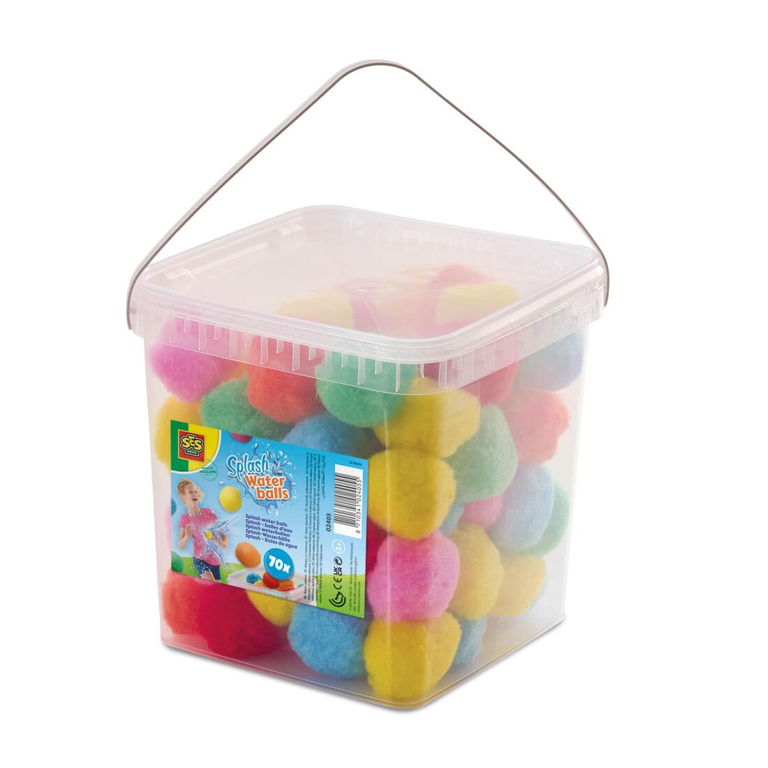 Splash waterballen 70 stuks in emmer