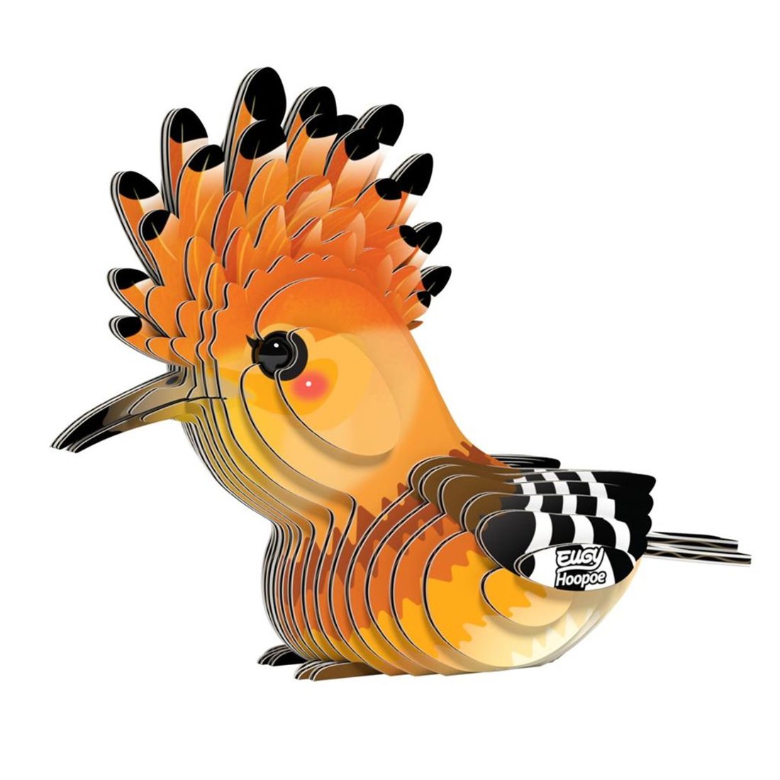 Eugy 3D karton vogel - hop (upupa) Eugy 3D karton vogel - hop (upupa)