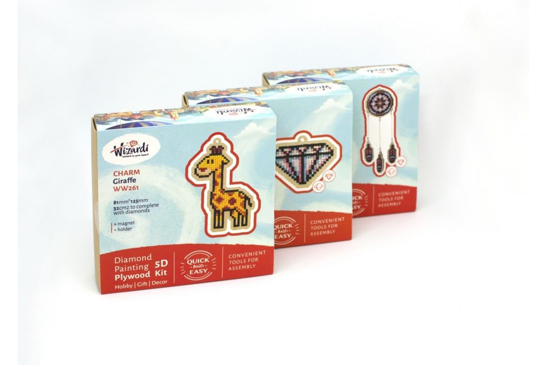 Diamond Painting op hout S flamingo Diamond Painting op hout S flamingo