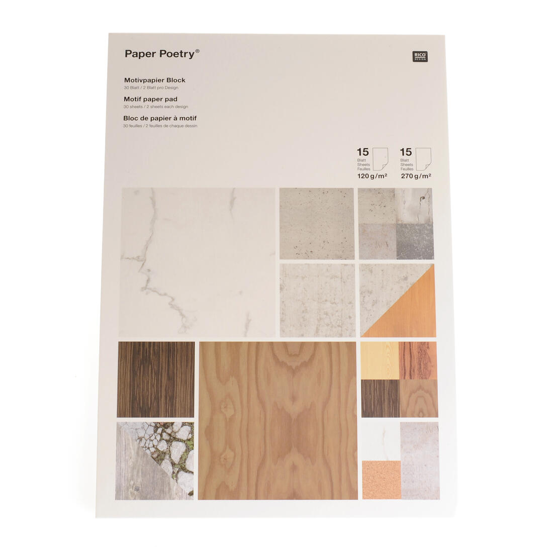 Blok papier A4, 120 - 270 g 30 vellen architectuur Blok papier A4, 120 - 270 g 30 vellen architectuur