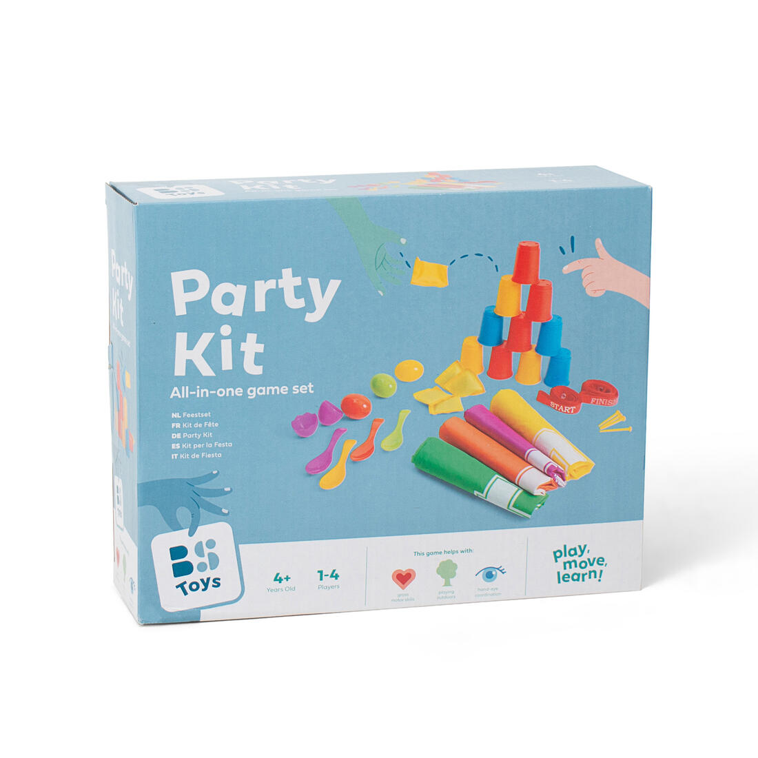 Party kit voor speelfeestjes 4+