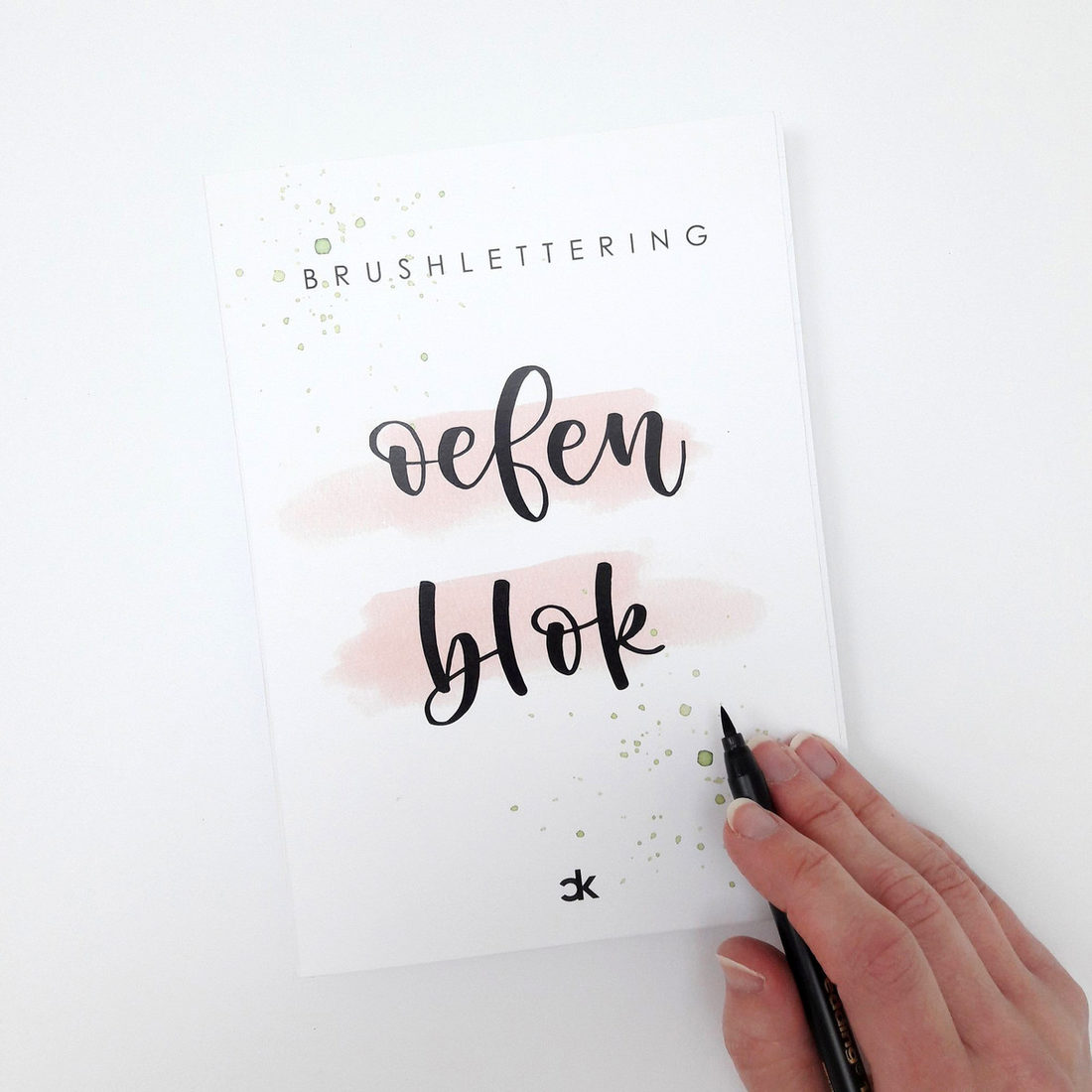 Brushlettering oefenblok A5