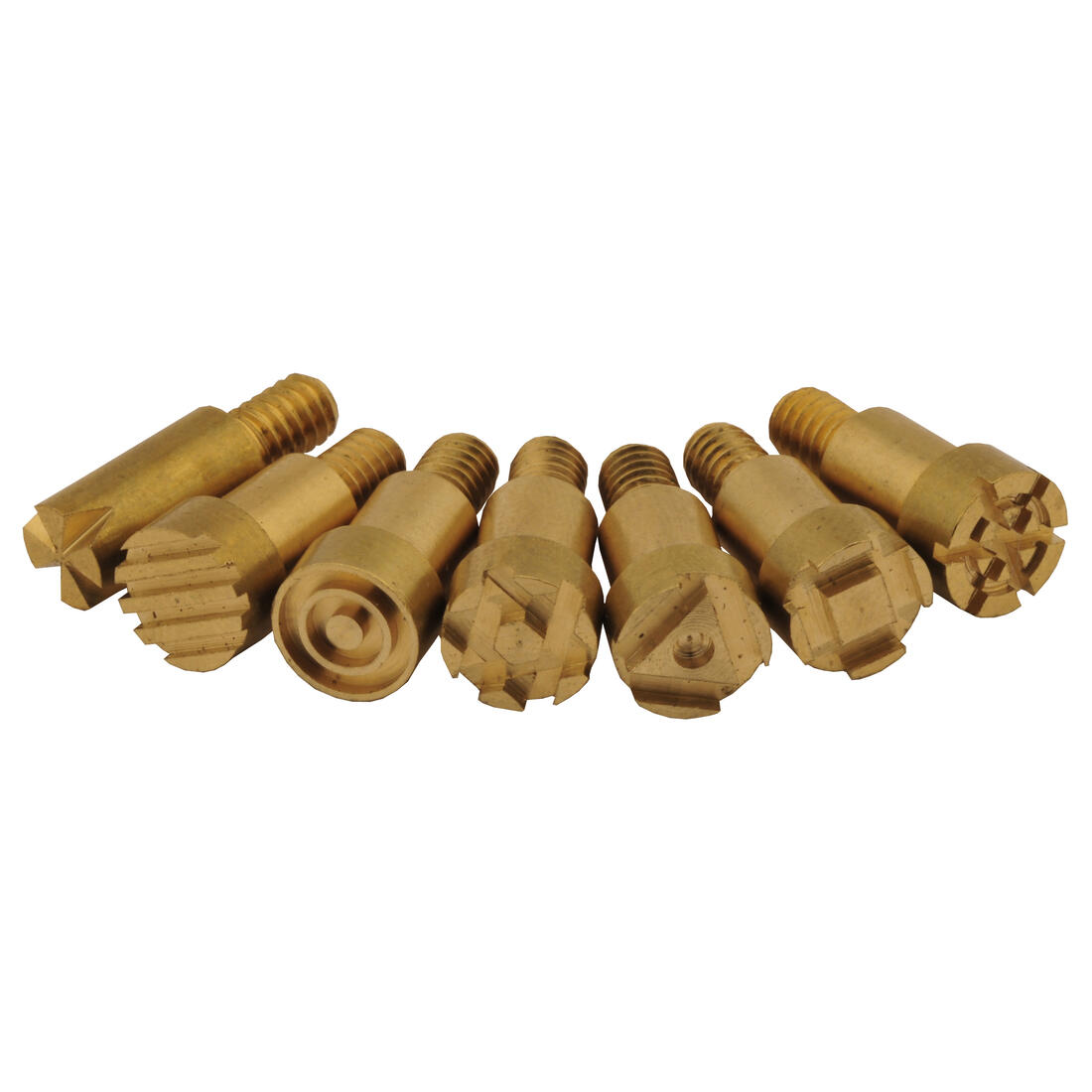 Pyrograaf stempels 7 stuks Pyrograaf stempels 7 stuks