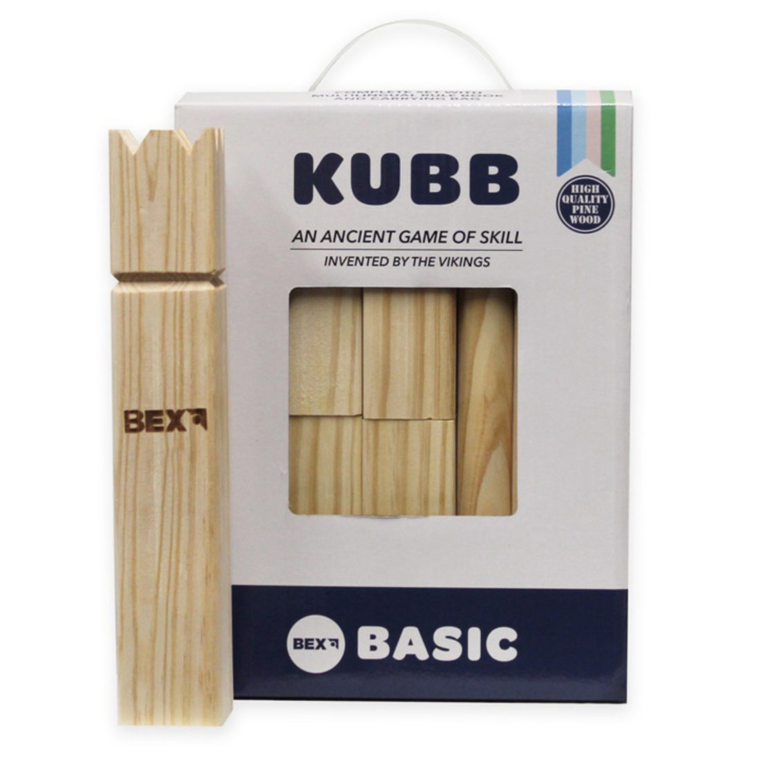 Kubb basic een gezelling buitenspel Kubb basic een gezelling buitenspel