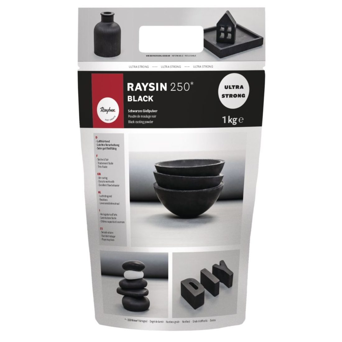 Gietpoeder Raysin zwart 1 kg Gietpoeder Raysin zwart 1 kg