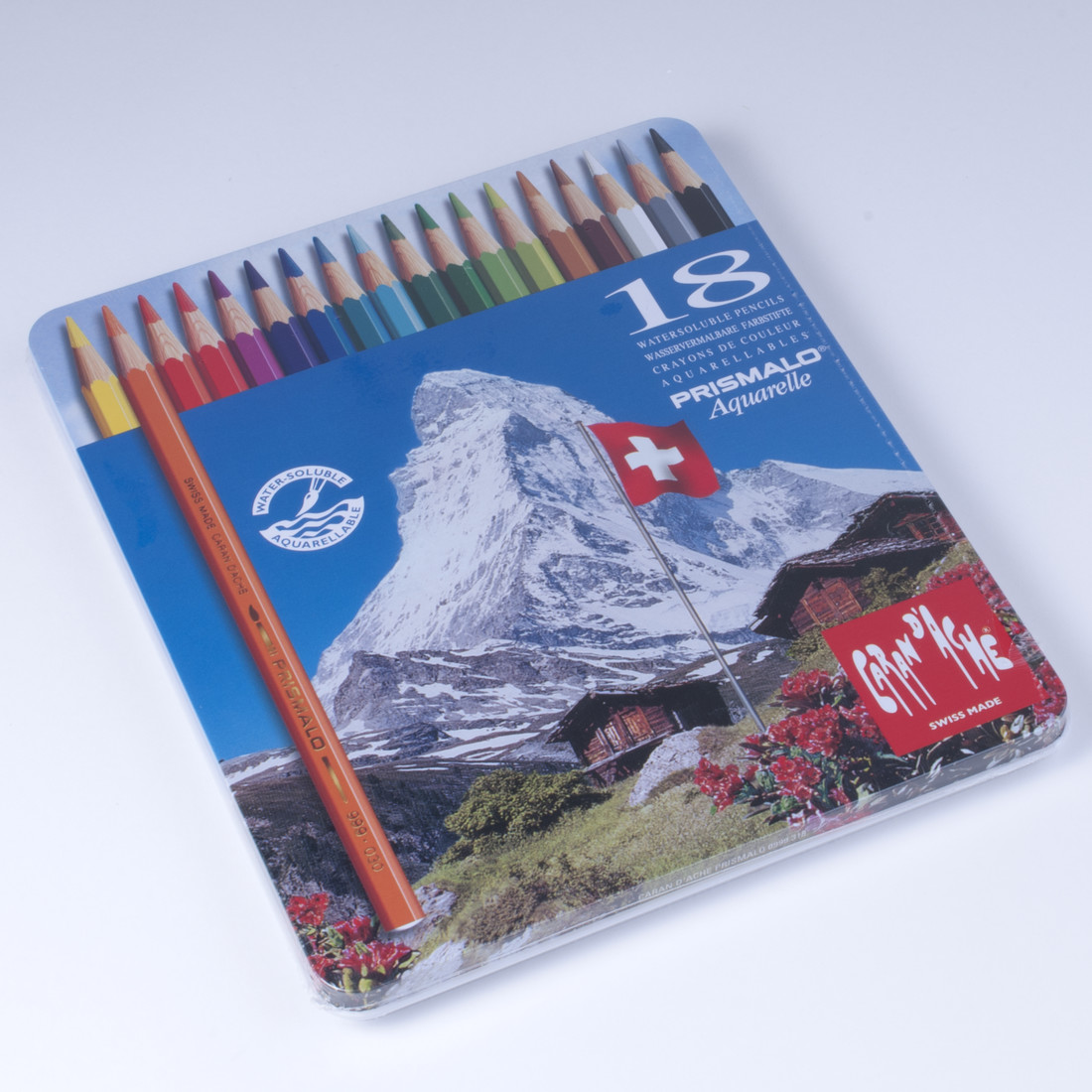 Caran D'Ache Prismalo aquarelpotloden 18 stuks