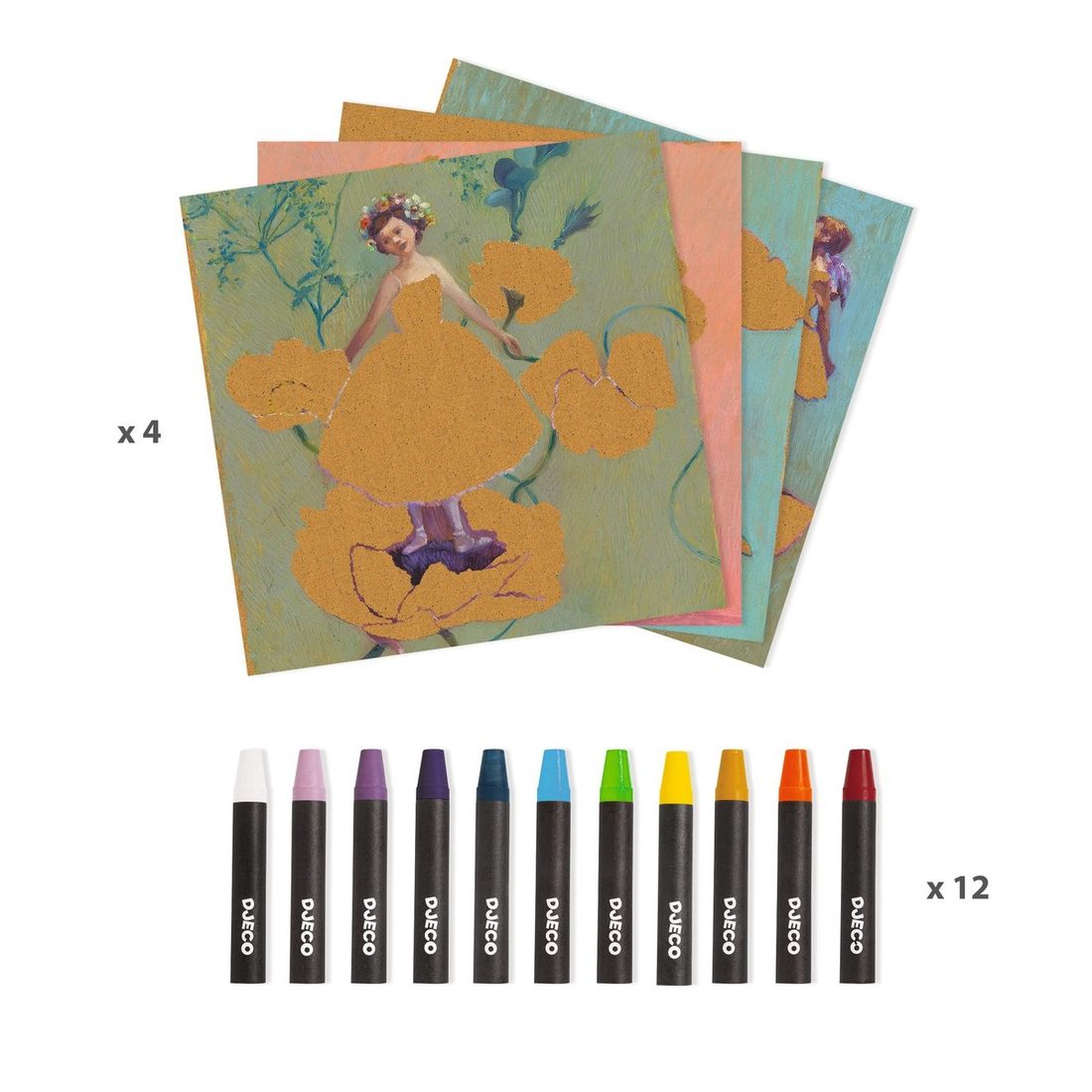 Djeco knutselset inspired by Edgar Degas 8-99 jaar Djeco knutselset inspired by Edgar Degas 8-99 jaar