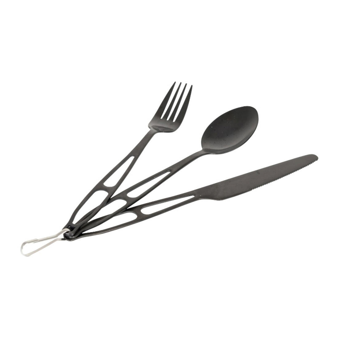 Outdoorbestekset 3-delig RVS in etui