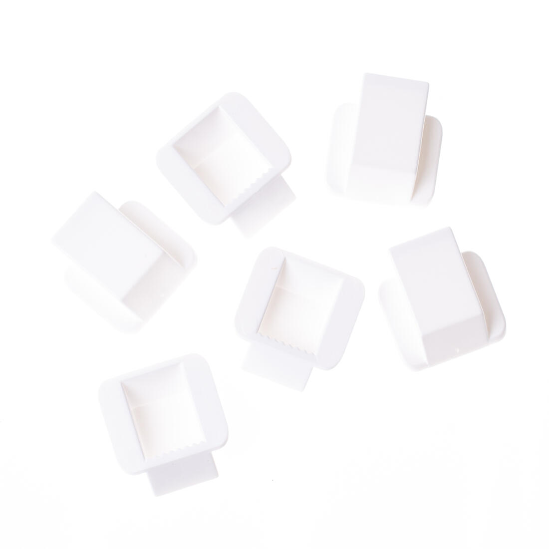 Ingiethaakje plastic 25/13 mm 6 stuks