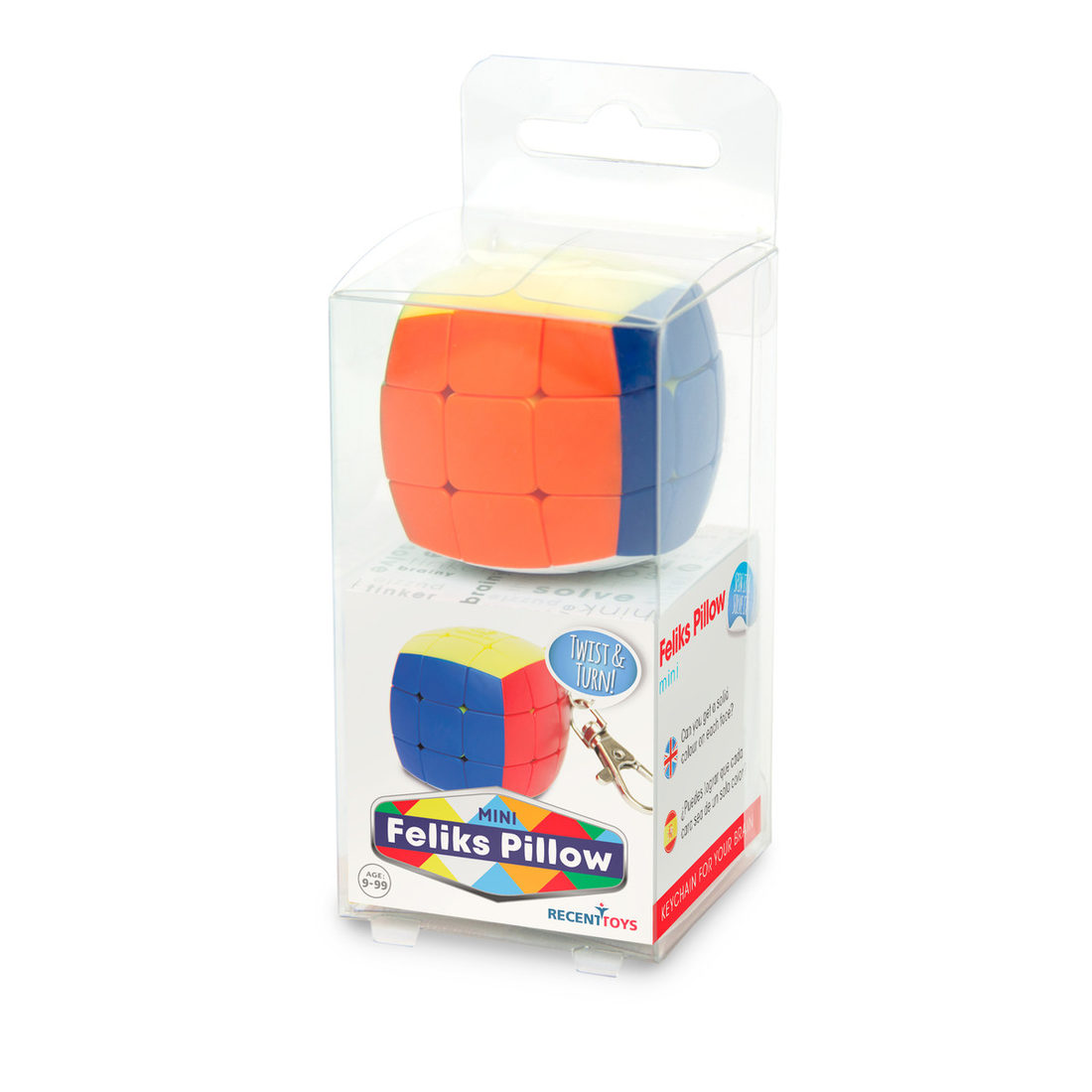 Mini Meffert puzzel Felix Pillow met sleutelhanger