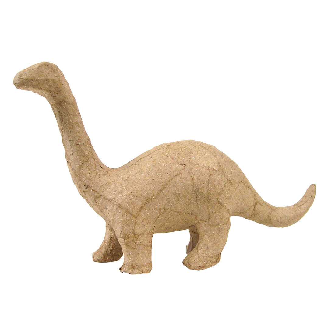 Papier-maché figuurtje 12 cm brontosaurus Papier-maché figuurtje 12 cm brontosaurus