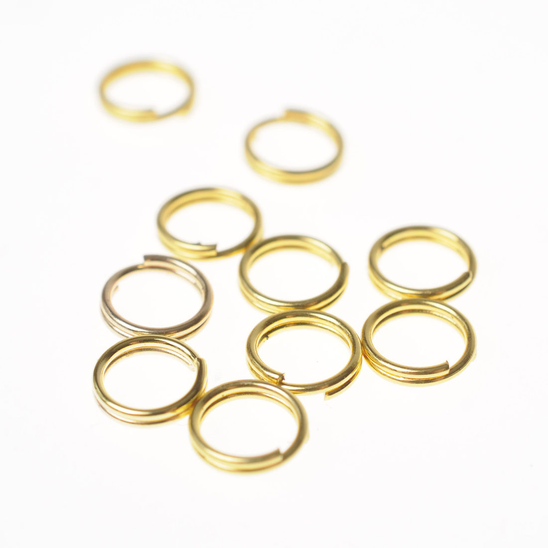 Splitring 7 mm 10 stuks