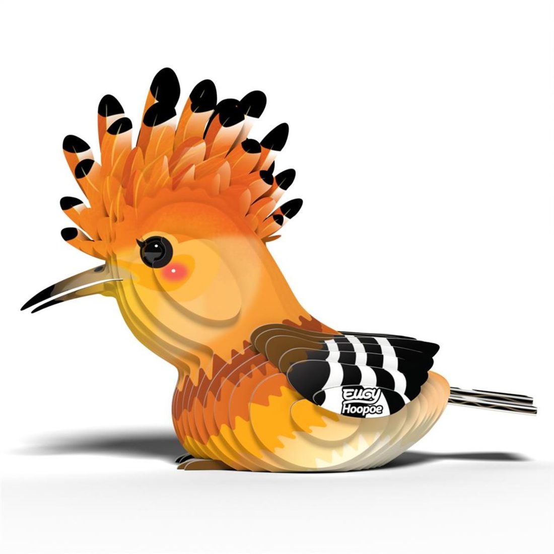 Eugy 3D karton vogel - hop (upupa) Eugy 3D karton vogel - hop (upupa)