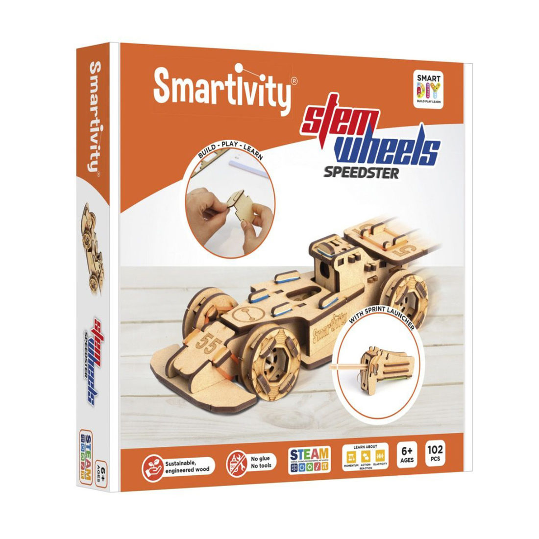 Smartivity Stem Wheels - Speedster 6+