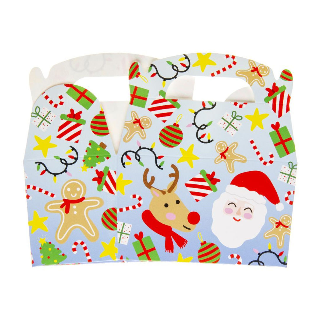 Geschenkdoosje kerst 12 stuks 12 x 12,5 x 6 cm Geschenkdoosje kerst 12 stuks 12 x 12,5 x 6 cm