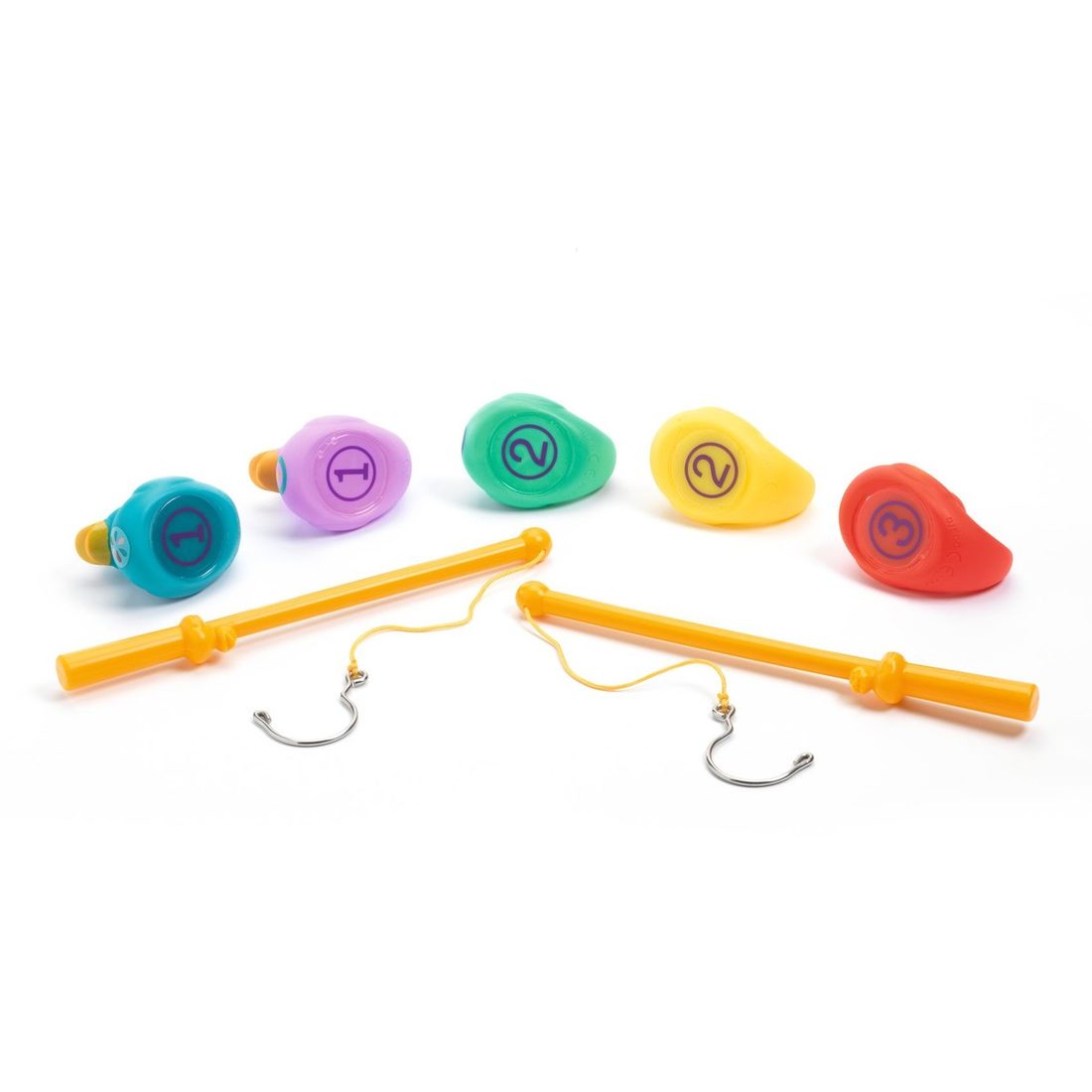 Djeco Ducky eendjes vissen 5 stuks 5,6 cm Djeco Ducky eendjes vissen 5 stuks 5,6 cm