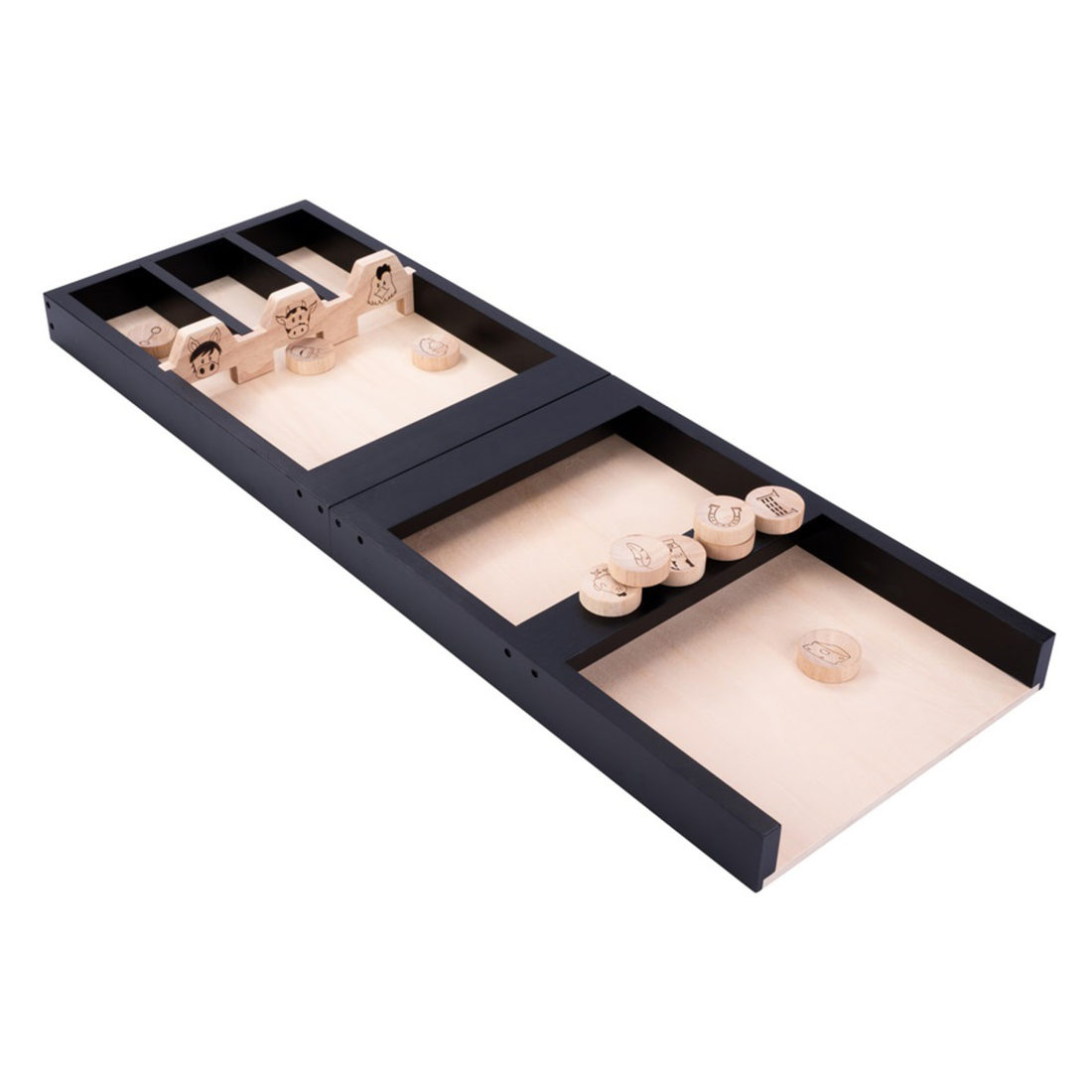 Sjoelbak dieren in 2 delen Sjoelbak dieren in 2 delen