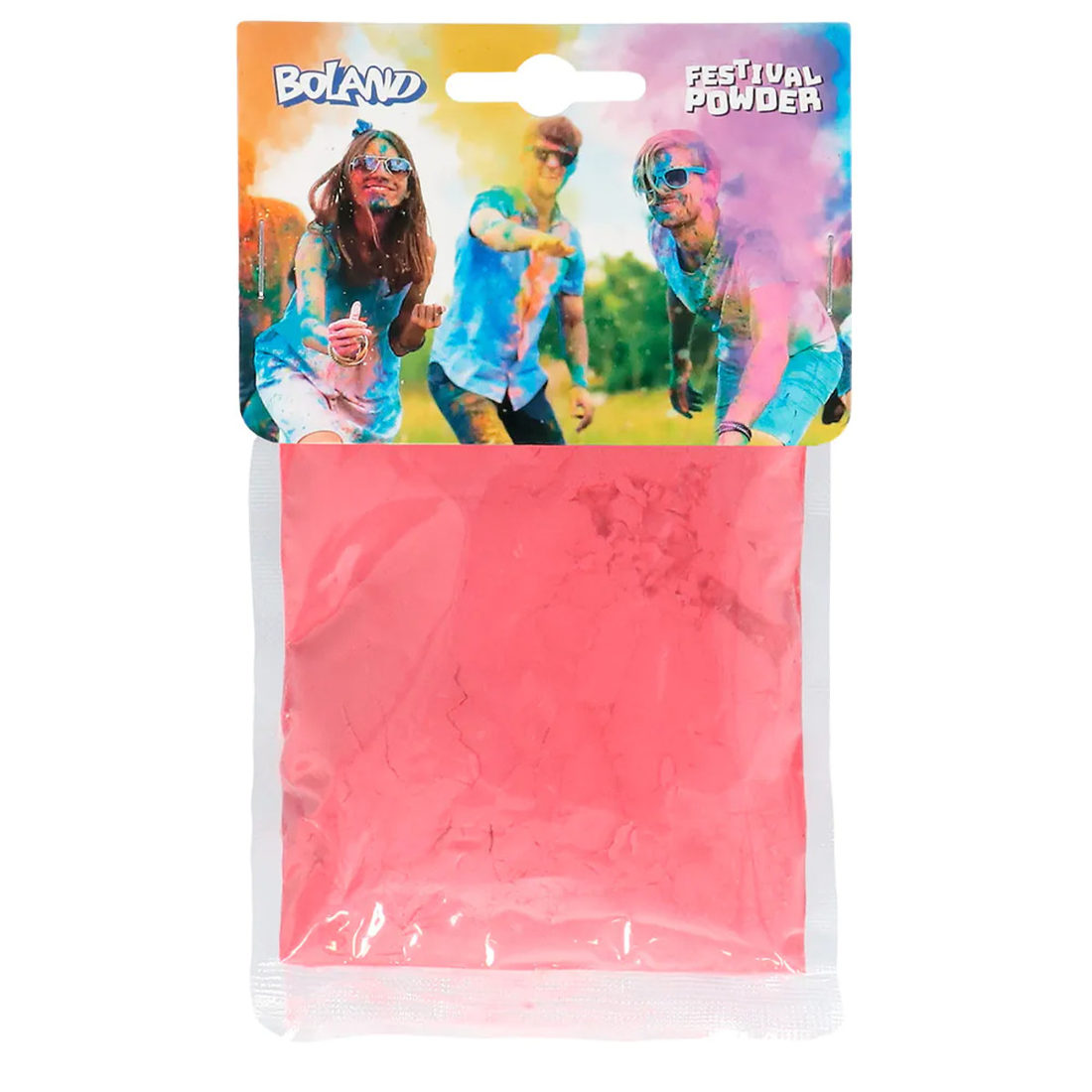 Holi kleurpoeder 70 g rood/roze