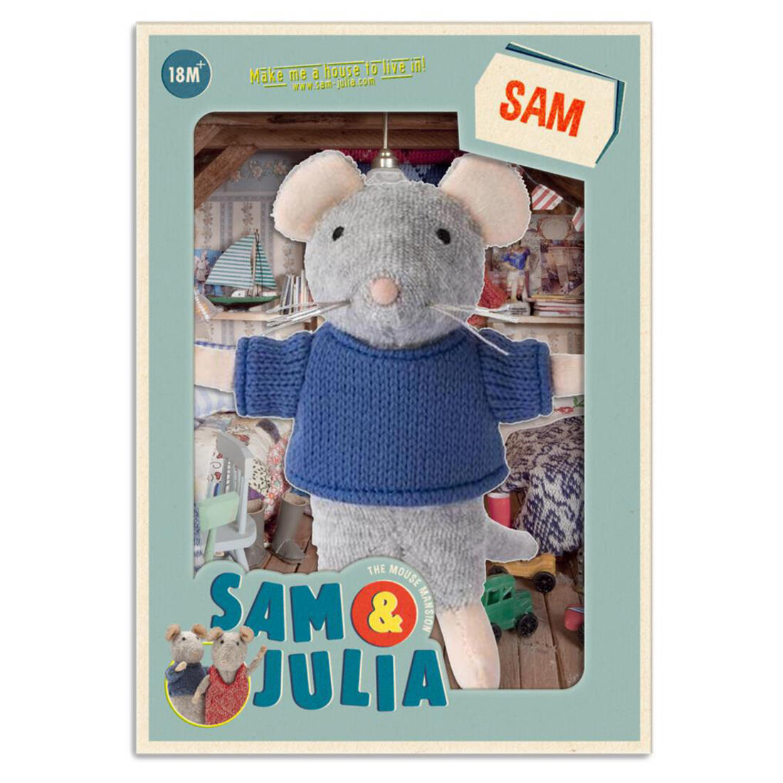 Muizenpop Sam 12 cm