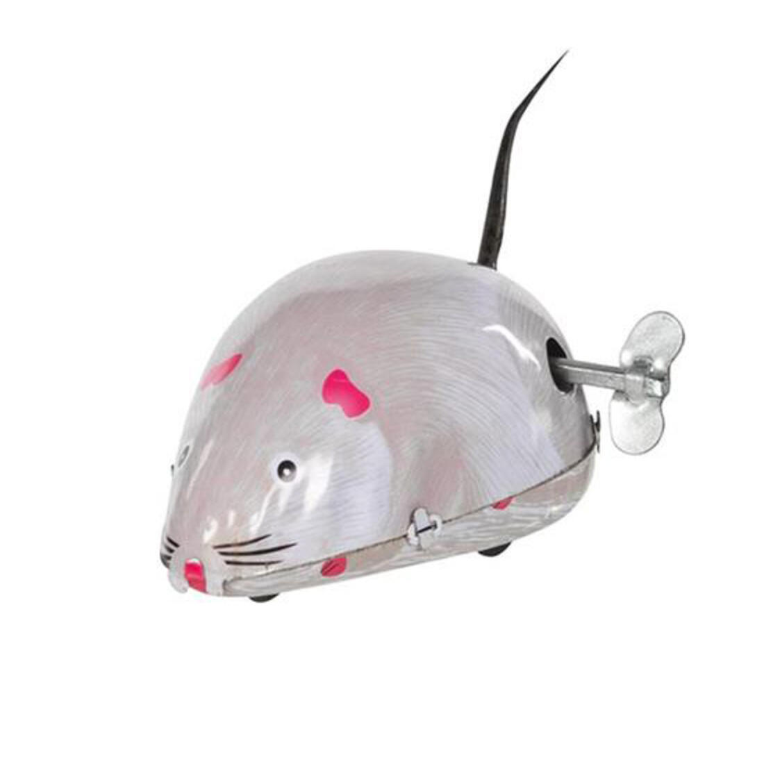 Blikken muis 8 cm opwindbaar