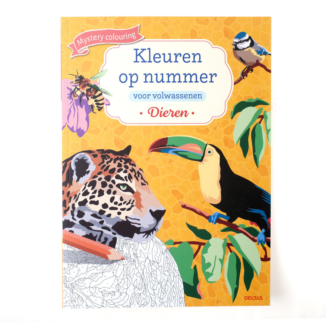 Kleuren op nummer voor volwassenen - Dieren