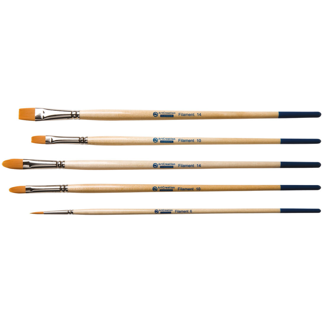 Penselenset 5 stuks polyester assortiment