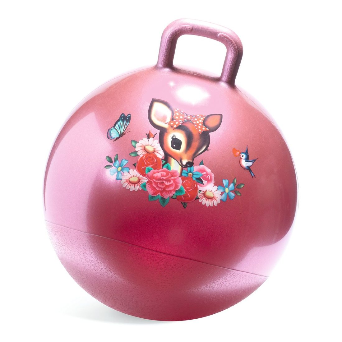 Springbal rood met handvat Fiona 45 cm