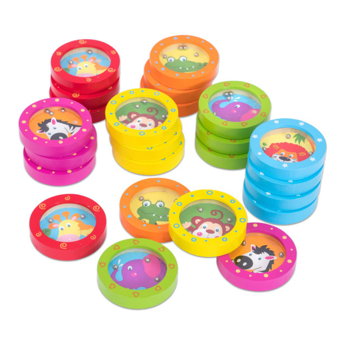 Schenkspeelgoed - Behendigheidsspelletje: kleurrijk diertje Schenkspeelgoed - Behendigheidsspelletje: kleurrijk diertje