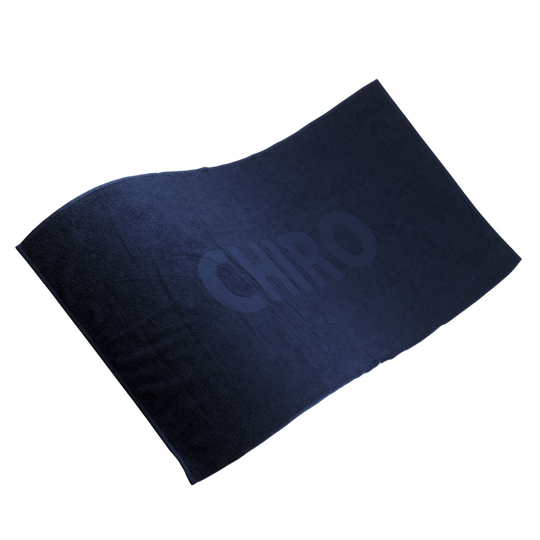 Badlaken Chiro 70 x 140 cm blauw C2C bio en Fairtrade