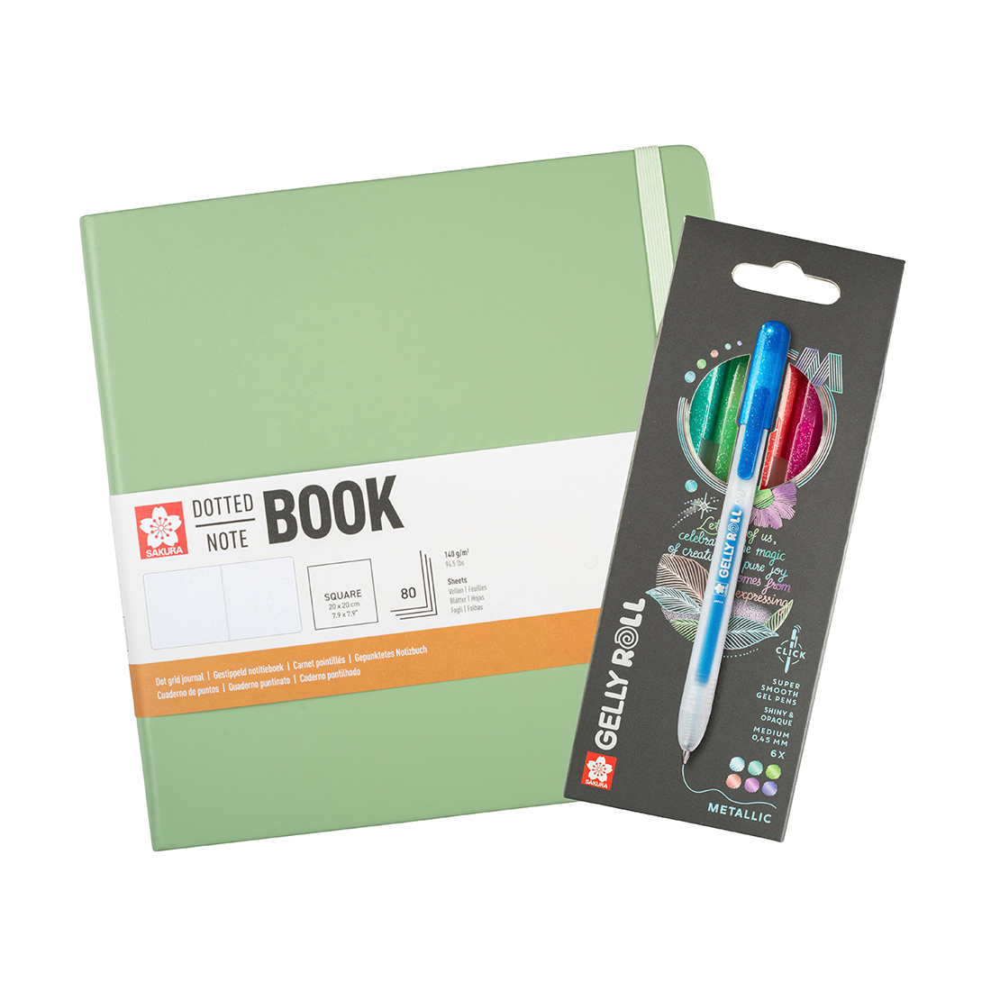 Sakura bullet journal + Gelly roll pennen set 