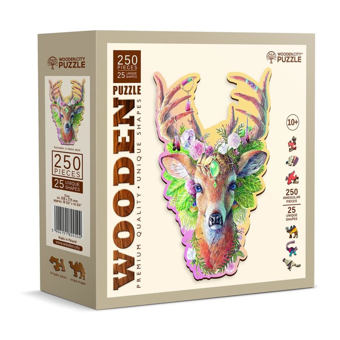 Wooden City puzzel Modish Dear 250 stuks 8+