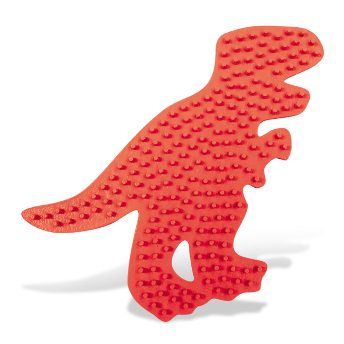 Ses figuurplaat strijkkralen dino